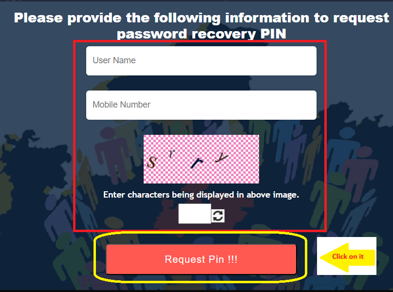Samagra Password reset